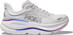 HOKA Bondi 9 Laufschuhe Damen cosmic grey-white