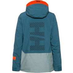 Rückansicht von HELLY HANSEN STRAIGHTLINE LIFALOF Skijacke Herren dark creek