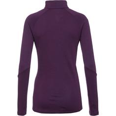 Rückansicht von OCK Fleeceshirt Damen plum perfect