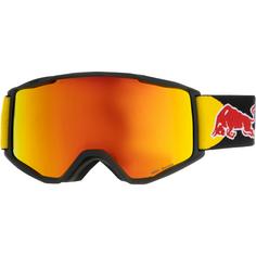 Rückansicht von Red Bull Spect NEON Skibrille brown with red mirror