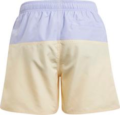 Rückansicht von adidas CB Badeshorts Kinder violet tone-warm vanilla