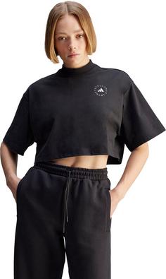 Rückansicht von adidas STELLA MCCARTNEY Croptop Damen black