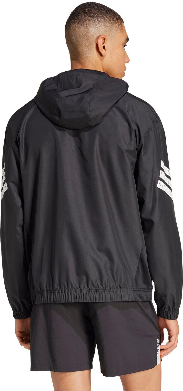 adidas adidas GYM+3 Funktionsjacke Herren - black-white - 1 | SportScheck