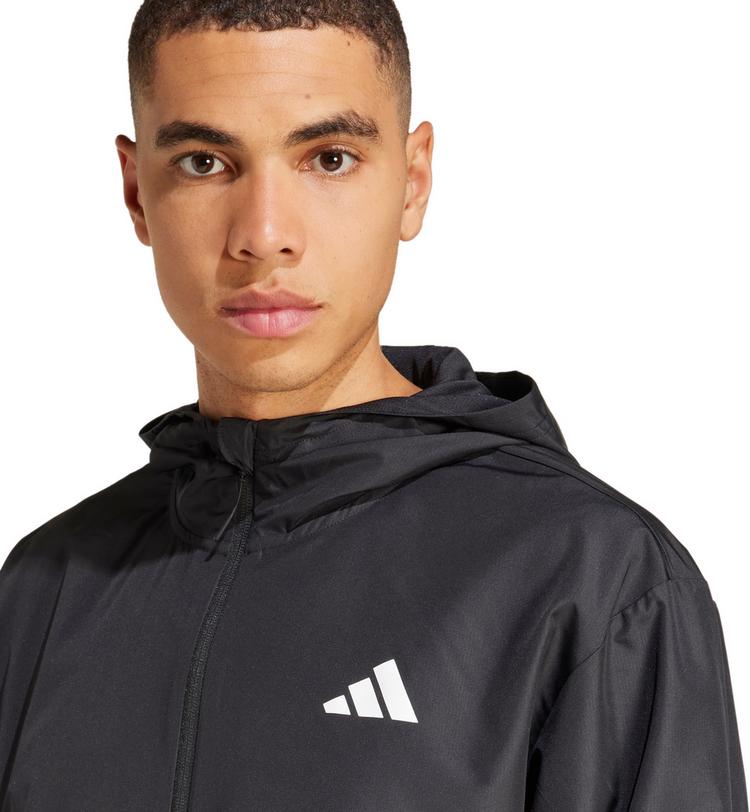 adidas adidas GYM+3 Funktionsjacke Herren - black-white - 3 | SportScheck