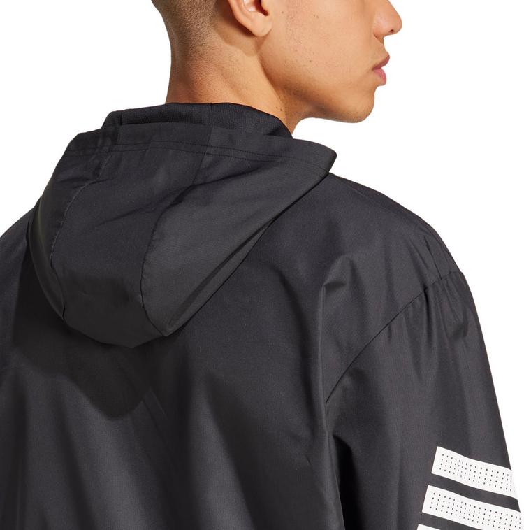 adidas adidas GYM+3 Funktionsjacke Herren - black-white - 4 | SportScheck