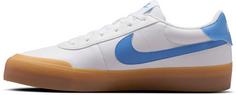 Rückansicht von Nike COURT SHOT Sneaker Herren sail-blue beyond-gum light brown-white