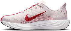 Rückansicht von Nike PEGASUS PLUS Laufschuhe Herren platinum tint-university red-phantom