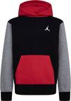 Nike Brooklyn Hoodie Jungen - black-gym red
