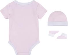 Rückansicht von Nike BABY 3PC FUTURA SET Bodysuit Kinder pink foam