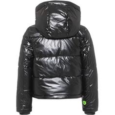 Rückansicht von SuperRebel SPICY Skijacke Kinder black matt