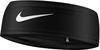Nike DRI-FIT FURY CLASSIC Haarband - black-white-white