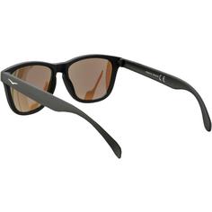 Rückansicht von VENICE BEACH Sonnenbrille matt schwarz ice blue revo