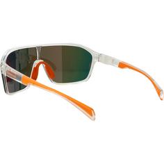 Rückansicht von Back in Black Sonnenbrille clear transparent orange revo