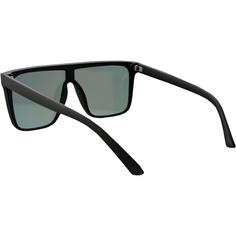 Rückansicht von VENICE BEACH Sonnenbrille matt schwarz red revo