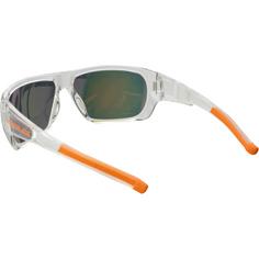 Rückansicht von Back in Black Sonnenbrille clear transparent orange revo