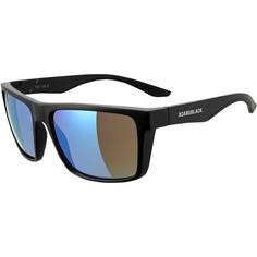 Back in Black Sonnenbrille matt schwarz- ice blue revo polarized