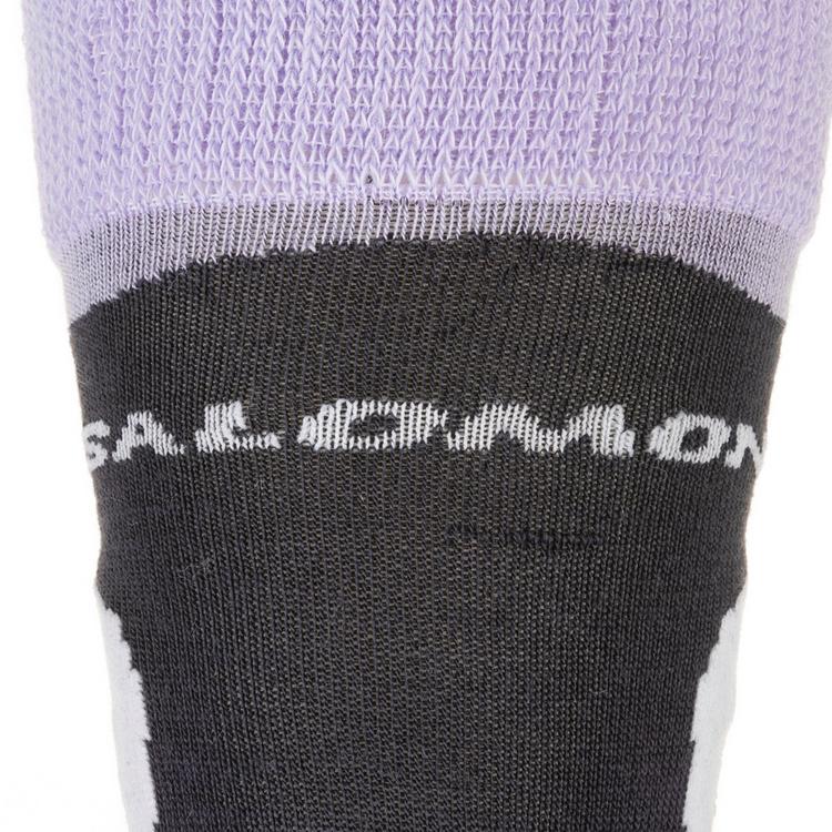 Salomon Salomon FOCUS DOPPELPACK Socken Damen - pastel lilac-white-black-ebony - 4 | SportScheck