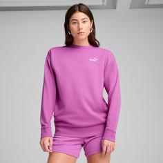 Rückansicht von PUMA ESS Small No. 1 Logo Relaxed Sweatshirt Damen wild berry