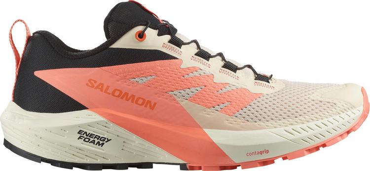 Salomon Salomon SENSE RIDE 5 Laufschuhe Damen - tender peach-fusion coral-black - 0 | SportScheck