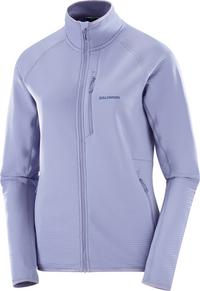 Salomon ESSENTIAL LIGHTWARM Fleecejacke Damen - blue granite