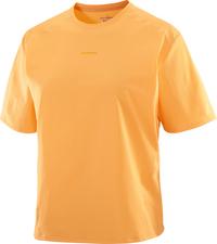 Salomon TRACKLINE Funktionsshirt Damen - warm apricot