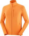 Salomon ESSENTIAL LIGHTWARM Fleecejacke Herren - turmeric