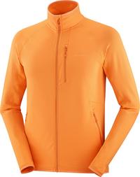 Salomon ESSENTIAL LIGHTWARM Fleecejacke Herren - turmeric