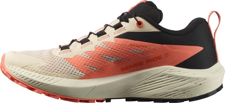 Salomon Salomon SENSE RIDE 5 Laufschuhe Damen - tender peach-fusion coral-black - 0 | SportScheck