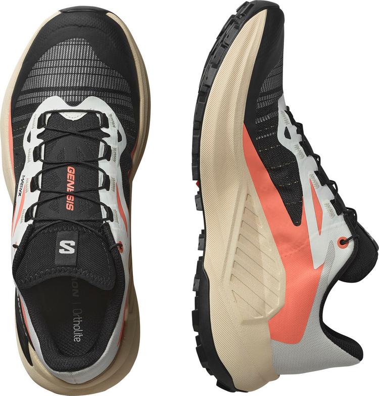Salomon Salomon GENESIS Laufschuhe Damen - fusion coral-tender peach-black - 0 | SportScheck