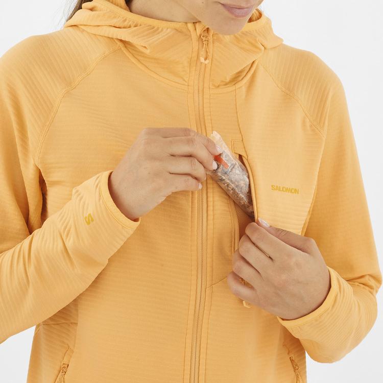 Salomon Salomon ESSENTIAL LIGHTWARM Fleecejacke Damen - warm apricot - 2 | SportScheck
