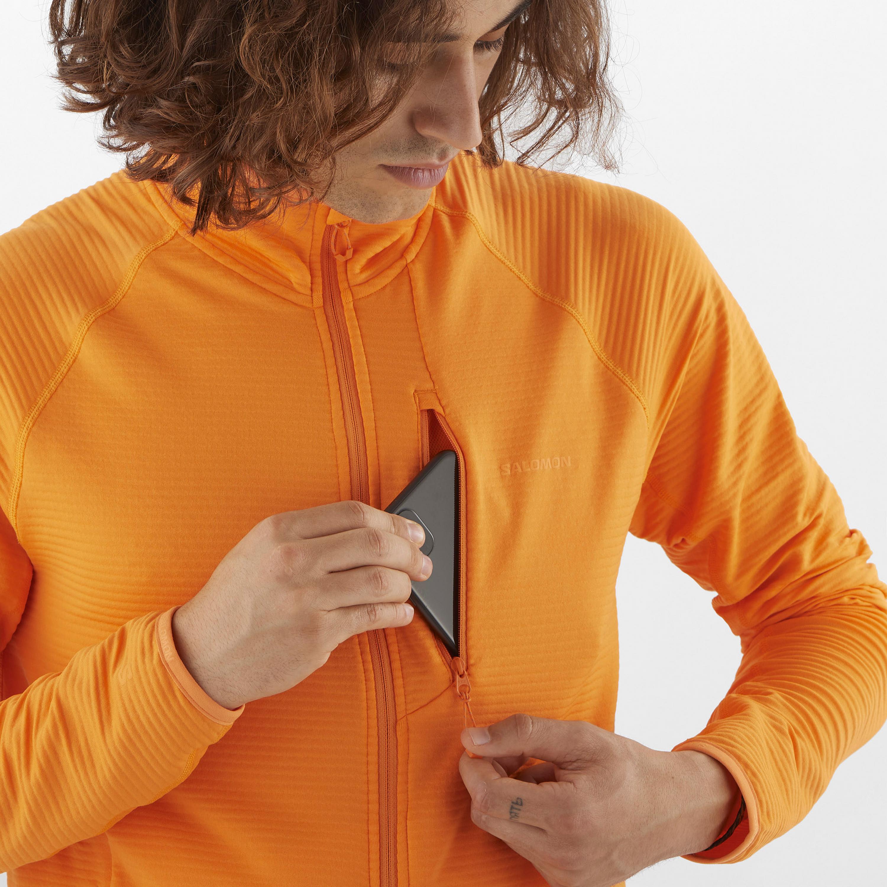 Thumbnail - Salomon ESSENTIAL LIGHTWARM Fleecejacke Herren