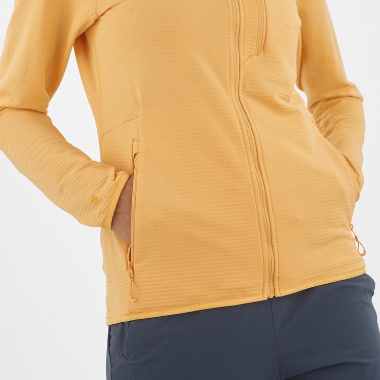 Salomon Salomon ESSENTIAL LIGHTWARM Fleecejacke Damen - warm apricot - 5 | SportScheck