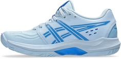 Rückansicht von ASICS POWERBREAK FF Hallenschuhe Damen light blue-blue coast