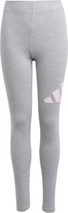 adidas BIG LOGO Leggings M&auml;dchen - medium grey heather-clear pink