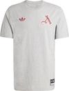 adidas Arsenal London T-Shirt Herren - medium grey heather