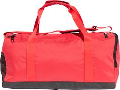 Rückansicht von adidas LINEAR DUFFEL Sporttasche pure ruby-black