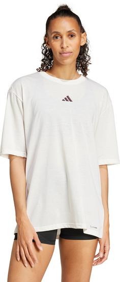 Rückansicht von adidas W STR G T-Shirt Damen chalk white