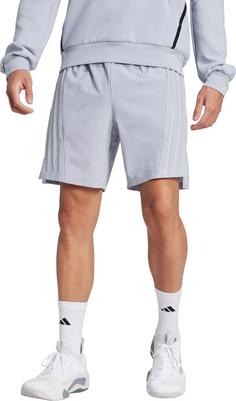 Rückansicht von adidas D4T 3S Funktionsshorts Herren halo silver