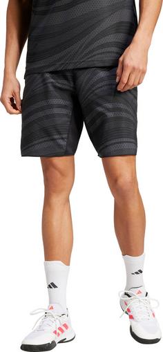 Rückansicht von adidas Club 7IN Tennisshorts Herren carbon-black