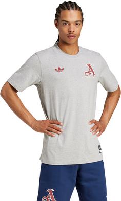 Rückansicht von adidas Arsenal London Fanshirt Herren medium grey heather
