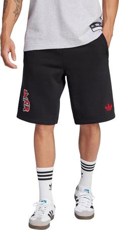 Rückansicht von adidas FC Bayern München Sweatshorts Herren black