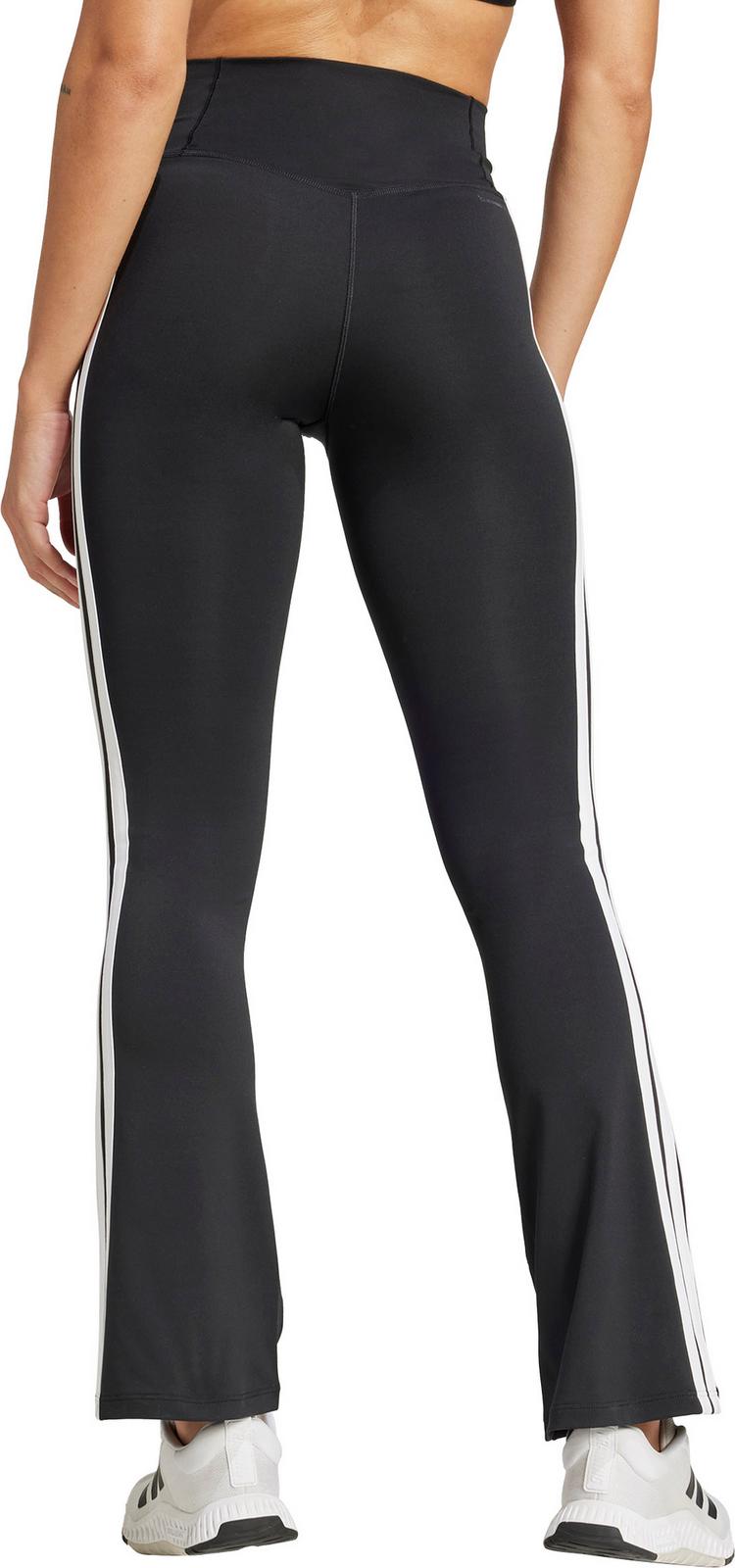 adidas adidas OPT ESS 3S FLAR Trainingshose Damen - black-white - 1 | SportScheck