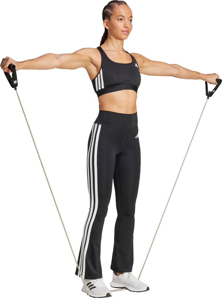 adidas adidas OPT ESS 3S FLAR Trainingshose Damen - black-white - 2 | SportScheck