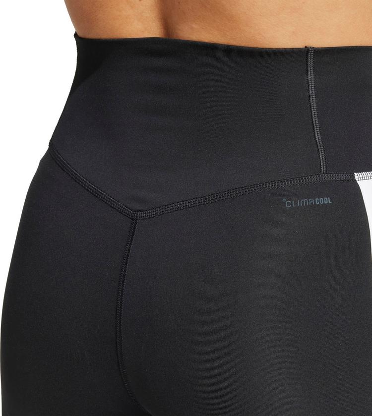 adidas adidas OPT ESS 3S FLAR Trainingshose Damen - black-white - 4 | SportScheck