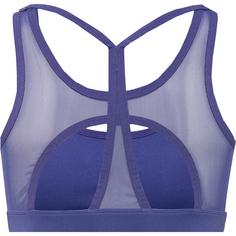 Rückansicht von PUMA Cloudspun Sport-BH Damen blue crystal