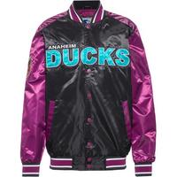 Starter Anaheim Ducks Bomberjacke Herren - schwarz-lila