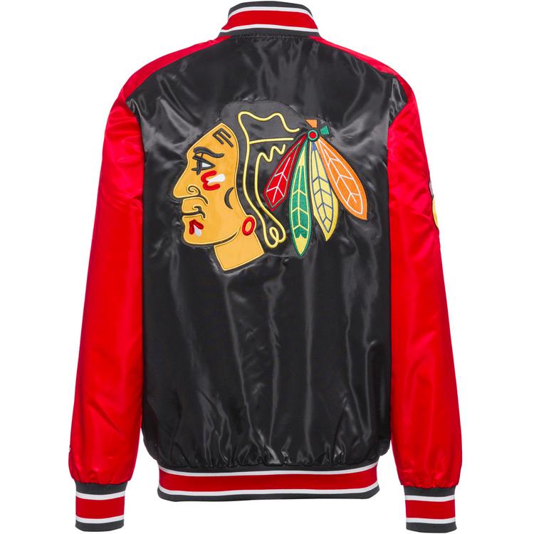Starter Starter Chicago Blackhawks Bomberjacke Herren - schwarz-rot - 0 | SportScheck