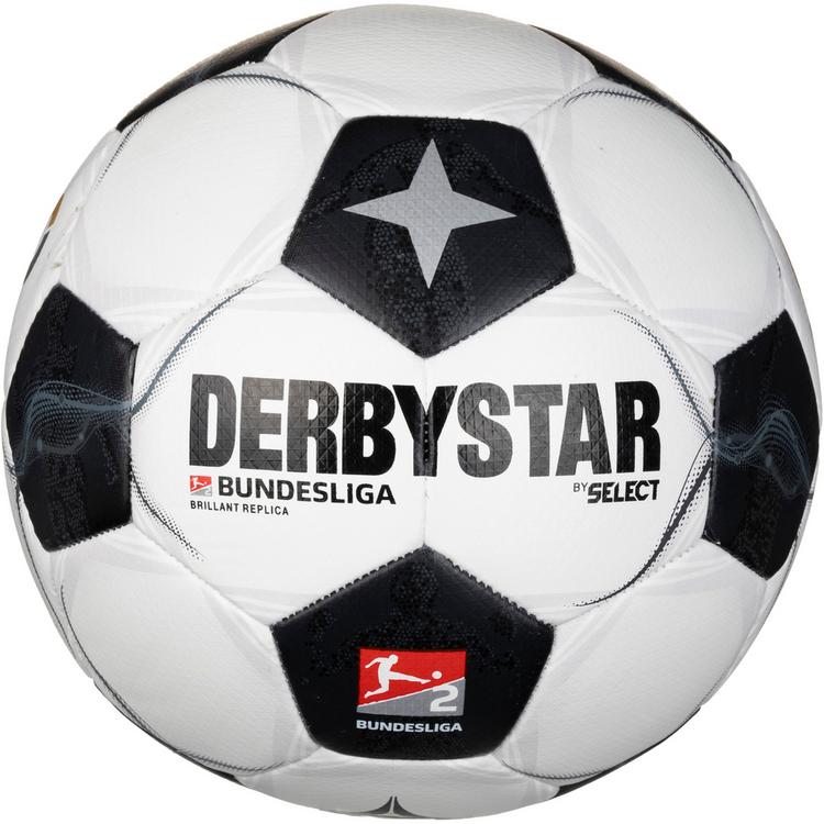 Derbystar Derbystar 2. Bundesliga Brillant Replica v24 Fu&szlig;ball - weiss-schwarz - 0 | SportScheck