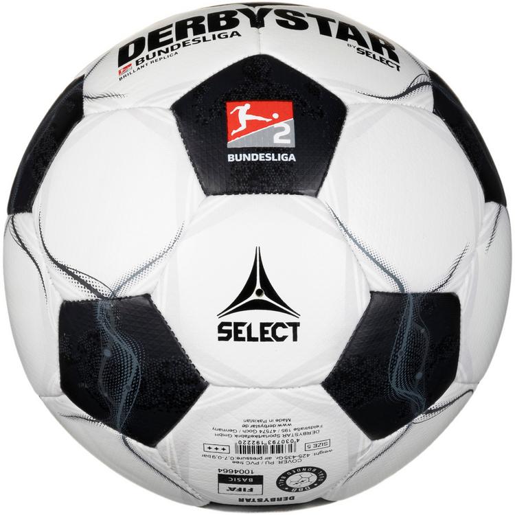 Derbystar Derbystar 2. Bundesliga Brillant Replica v24 Fu&szlig;ball - weiss-schwarz - 0 | SportScheck