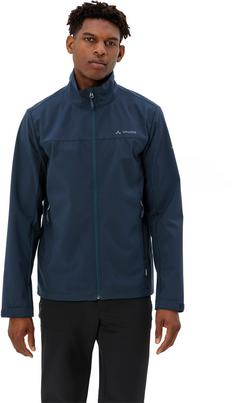 Rückansicht von VAUDE Hurricane IV Softshelljacke Herren dark sea uni